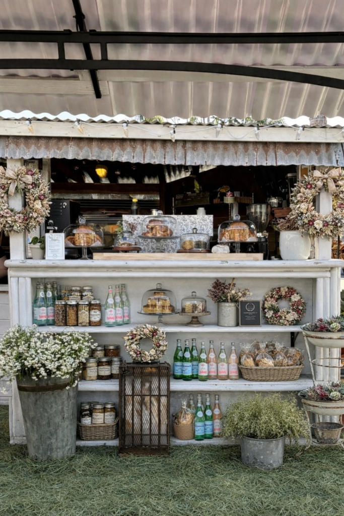 Grange Garden Outdoor Café featuring baked goods