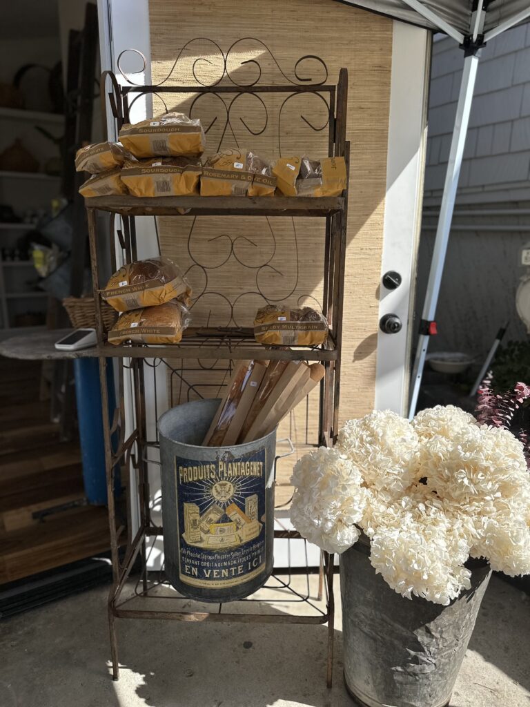 Bread & Cie baked goods at Grange Garden Market