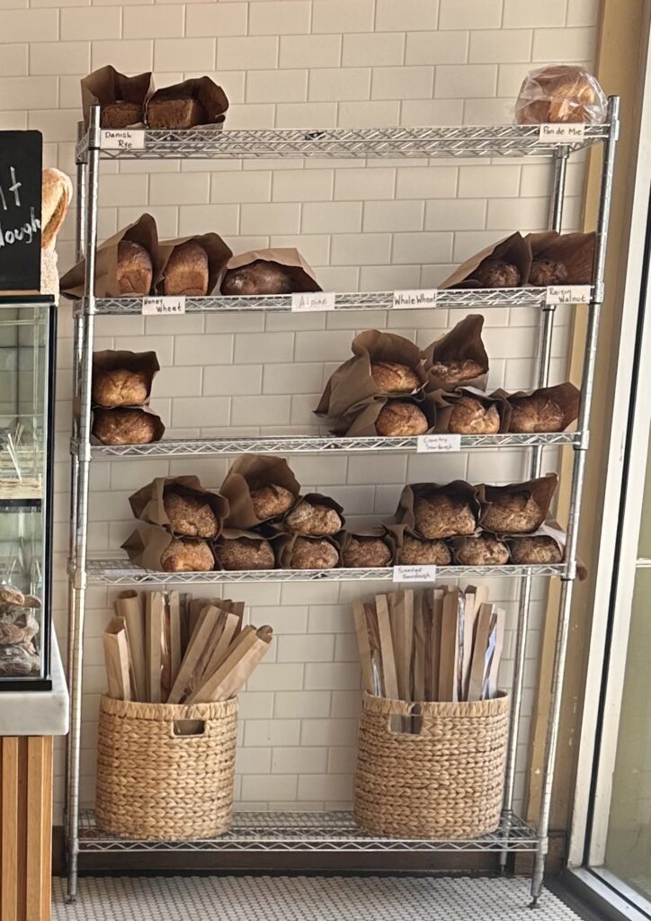 Bread & Cie baked goods at Grange Garden Market